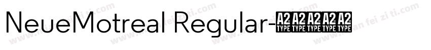 NeueMotreal Regular字体转换